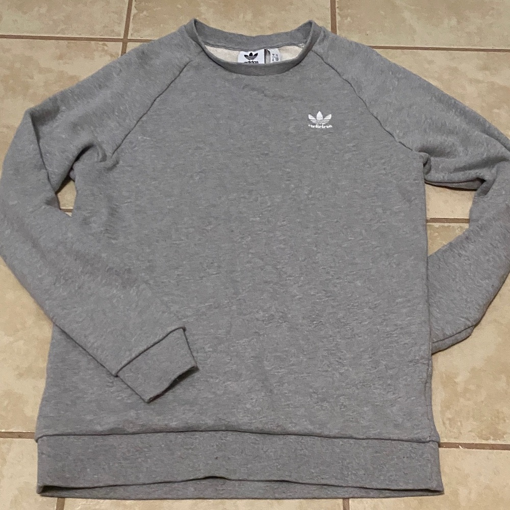 Adidas Crewneck Gray Sweatshirt